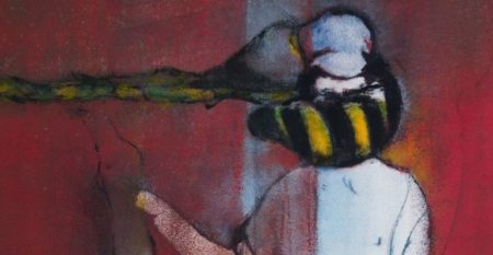 4_Jérôme Borel, Le bourdon, Acrylique sur toile, acrylic on canvas, 162 x 130 cm, 2020_300-870300 4_Jérôme Borel, Le bourdon, Acrylique sur toile, acrylic on canvas, 162 x 130 cm, 2020_300-870300