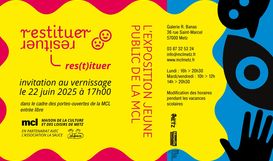 Exposition Jeune public MCL « RES(T)ITUER »